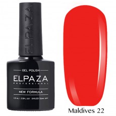 Гель-лак Elpaza Neon Collection неоновая серия 10мл MALDIVES 22